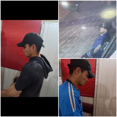 Derlis Sebastián Fernández Torres, de 23 años, detenido.