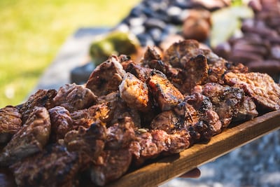 Mollejas a la parrilla.