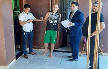 Vanilson Griebeler Marschall fue detenido durante un allanamiento en su vivienda y trasladado a la Penitenciaría Regional, donde cumplirá su condena.