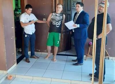 Vanilson Griebeler Marschall fue detenido durante un allanamiento en su vivienda y trasladado a la Penitenciaría Regional, donde cumplirá su condena.