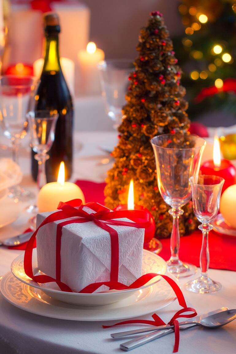Cómo decorar la mesa en Navidad.