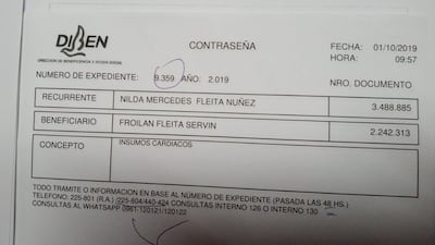 La familia ya solicitó ayuda a Diben, pero aun no tienen respuesta