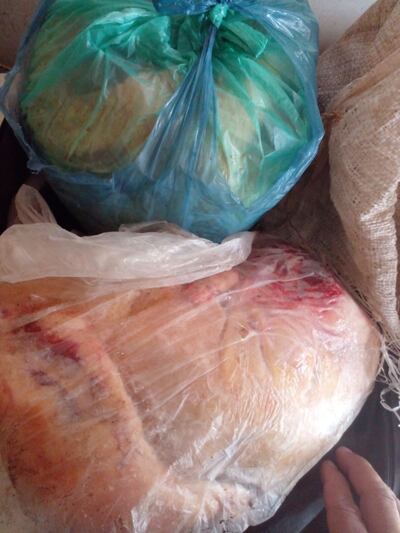 Según la Policía, los detenidos tenían en su poder aproximadamente 20 kilos de carne.