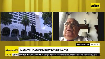 Abogado Jorge Bogarín González, en contacto vía Zoom con ABC 730 am y ABC TV.