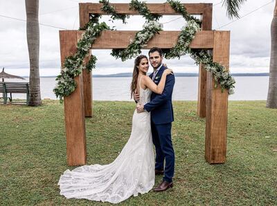 Se casaron Cristel María Stanley Amarilla y Carlos Manuel Careaga Riera.