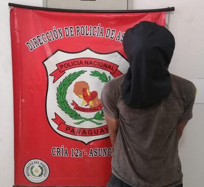 Alberto Daniel Colmán Duarte, de 29 años, detenido.