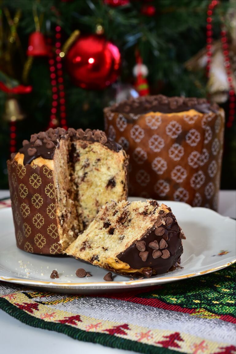 Pan dulce con chips de choco.