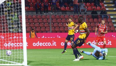 Sampdoria consiguió su primera victoria de la temporada