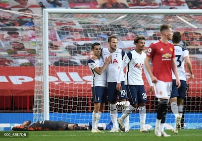 El Tottenham goleó al Manchester United.