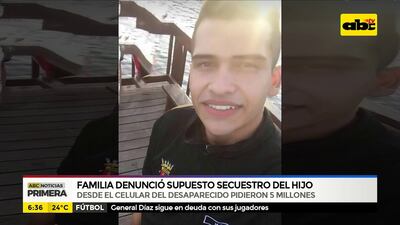 Familia denunció supuesto secuestro del hijo