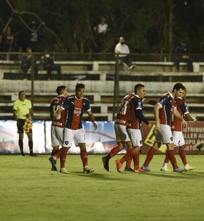 Arzamendia anotó el único gol del partido.