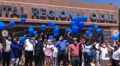 Con un acto clausura dieron cierre a la campaña Noviembre Azul en el Hospital Regional de Ciudad del Este.