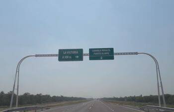 Tras 38 meses de trabajo, esta culminando el asfaltado de la ruta Bioceánica.