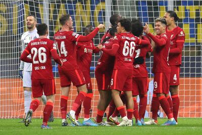 Liverpool derrotó a Inter de Milán, de visitante, por la Liga de Campeones.