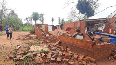Temporal destruyó viviendas en Choré