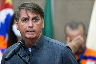 El presidente de Brasil, Jair Bolsonaro.