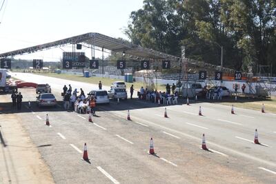 La afluencia en el autódromo Rubén Dumot, exAratirí fue mermando a medida que transcurrió la jornada.