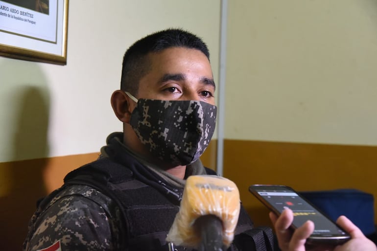 Suboficial Gerardo Benítez, del Grupo Lince.