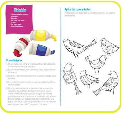 Colores primarios y secundarios