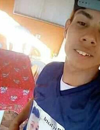 Jorge Luis Paredes Benítez, víctima fatal.