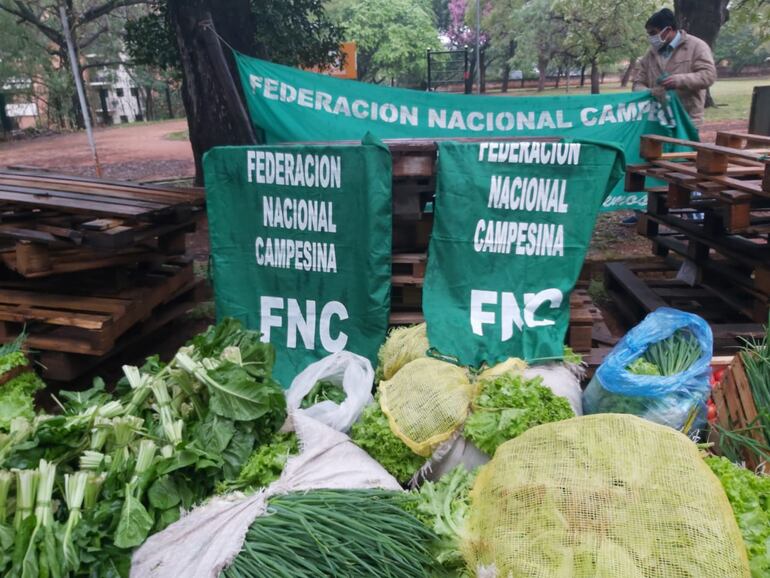 Parte de la donación realizada hoy por la FNC