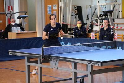 La mesatenista Lucero Ovelar se destacó en la liga italiana.