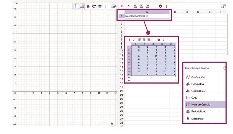 Estadística descriptiva con GeoGebra