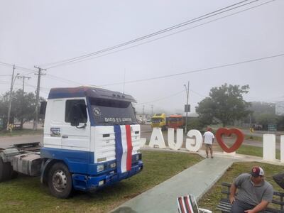 Imagen en la rotonda de la Calle 6Mil Defensores del Chaco, de Guayaybí.