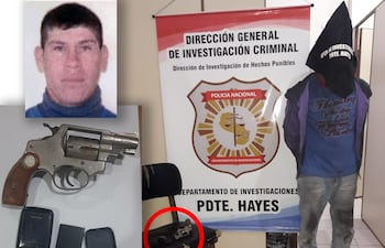 Nelson Samuel Recalde Agüero, detenido por presuntamente estar involucrado en el asesinato de Anselma Villalba de Barboza en Presidente Hayes.