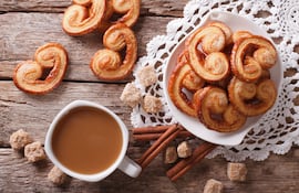 Palmeritas fáciles de hacer, ideales para acompañar un buen café.