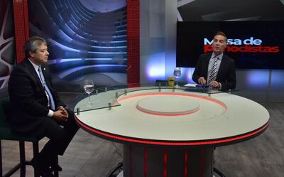 Carlos María López, presidente de la Cámara de Diputados.