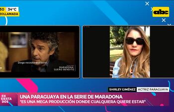 Una compatriota triunfando en la serie del querido ídolo Argentino Diego Maradona