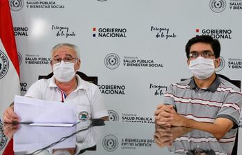 Conferencia de prensa en el Hospital de Trauma