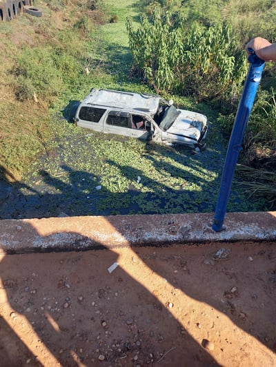 La caída al desagüe pluvial derivó en la muerte del conductor del rodado, un joven de 28 años.