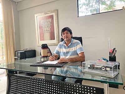 Ingeniero Augusto Ortellado Narváez, titular de la empresa.