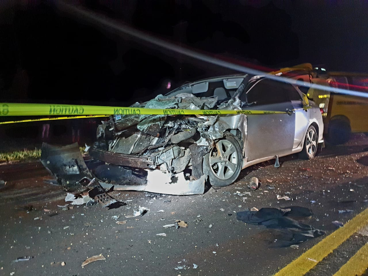 Cuádruple choque deja un muerto y varios heridos