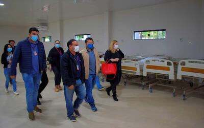 Fiscalía verificó obras de la Gobernación del Guairá.