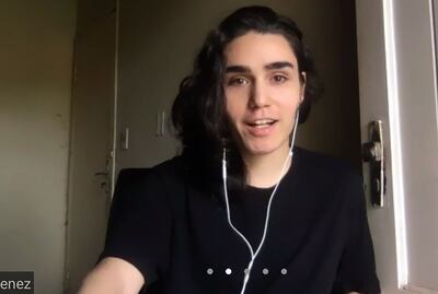 Jordan Giménez, ganador de la segunda edición, deberá esperar hasta 2021 para viajar a La Fémis. Mientras tanto, seguirá estudiando francés para aprovechar mejor la experiencia.