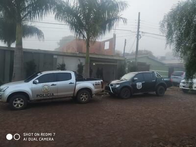 Casa ubicada en el barrio Ma. Victoria de Pedro Juan Caballero.