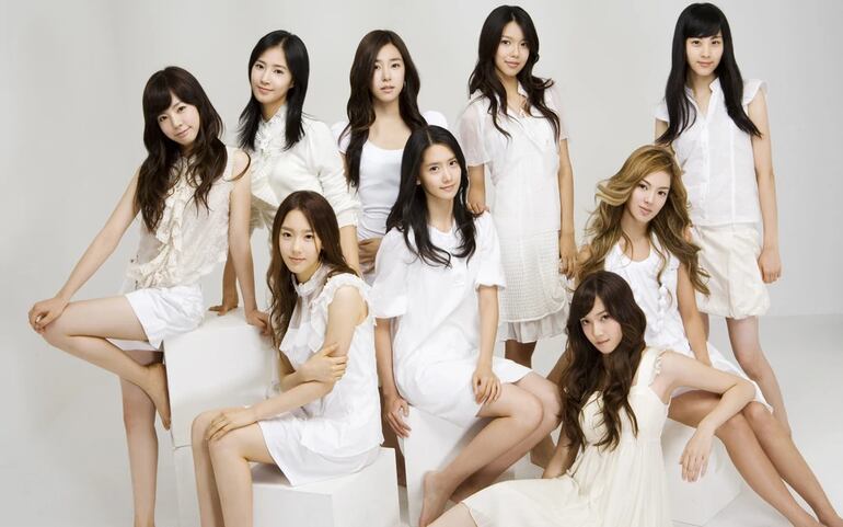 Girls' Generation en 2007, año de su debut.