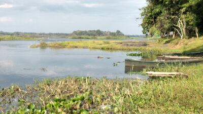 Zona ribereña de Ayolas.