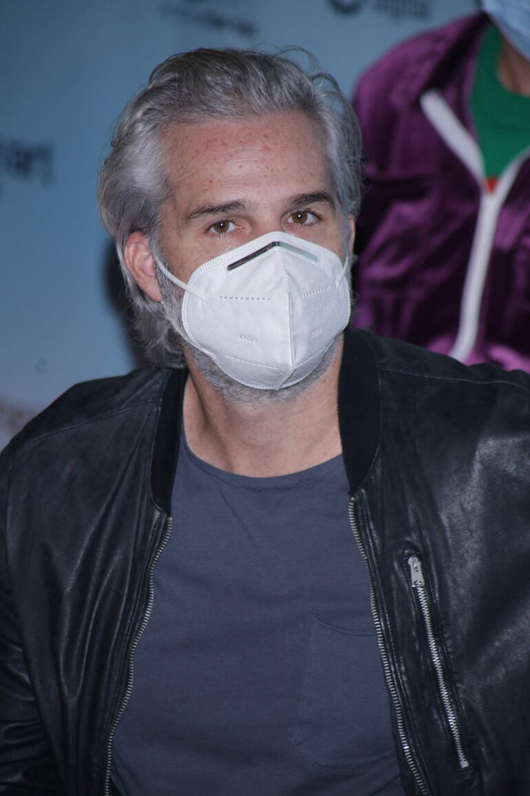 El actor mexicano Juan Pablo Medina, durante una rueda de prensa el 14 de septiembre de 2020 en la capital mexicana (México).