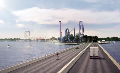 Este es el puente que prevé unir MRA con la isla San Francisco. Aguarda la venia del MOPC.