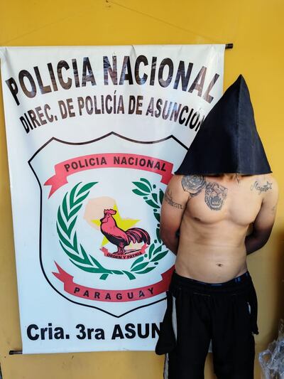 David Ruiz Brítez, detenido.