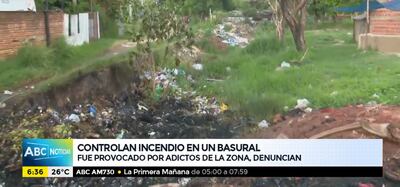 El incendio fue generado por adictos, según denunciaron los vecinos.