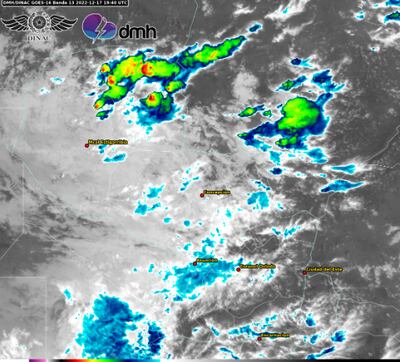 Anuncian lluvia para esta tarde.