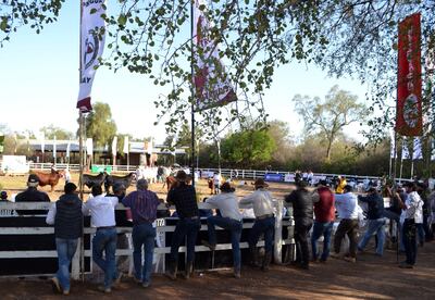 Productores y visitantes seguían las alternativas de los juzgamientos de los mejores ejemplares de la importante muestra chaqueña.