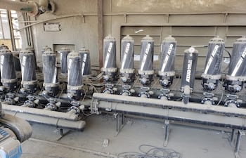 El sistema de filtración que la INC compró y según denuncian los sindicatos de la estatal no funcionan.