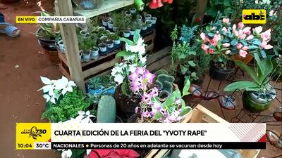 Cuarta Edición de la Feria del "Yvoty Rape" en Cabañas.