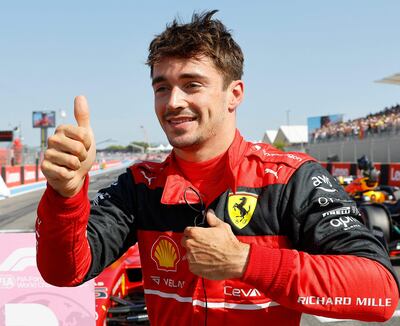 El piloto de Ferrari Charles Marc Leclerc (24).